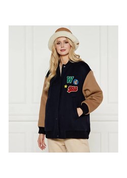 Weekend MaxMara Wełniana kurtka bomber | Loose fit ze sklepu Gomez Fashion Store w kategorii Kurtki damskie - zdjęcie 185013677