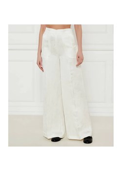 TWINSET Spodnie | Relaxed fit | z dodatkiem lnu ze sklepu Gomez Fashion Store w kategorii Spodnie damskie - zdjęcie 185014326