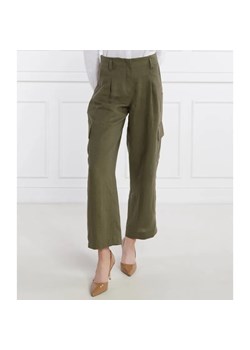 RIANI Lniane spodnie cargo | Loose fit ze sklepu Gomez Fashion Store w kategorii Spodnie damskie - zdjęcie 185014426