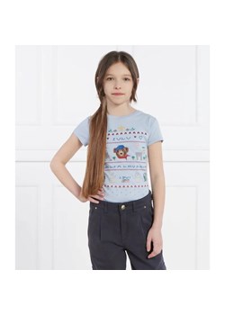 POLO RALPH LAUREN T-shirt | Regular Fit ze sklepu Gomez Fashion Store w kategorii Bluzki dziewczęce - zdjęcie 185014579