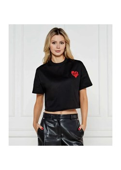Karl Lagerfeld T-shirt HEARTS | Cropped Fit ze sklepu Gomez Fashion Store w kategorii Bluzki damskie - zdjęcie 185014619