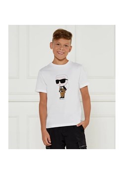 Karl Lagerfeld Kids T-shirt | Regular Fit ze sklepu Gomez Fashion Store w kategorii T-shirty chłopięce - zdjęcie 185015377