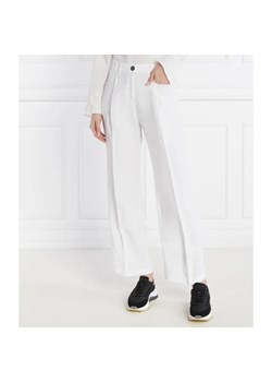 Marc Cain Spodnie WASCO | Loose fit | z dodatkiem lnu ze sklepu Gomez Fashion Store w kategorii Spodnie damskie - zdjęcie 185015525