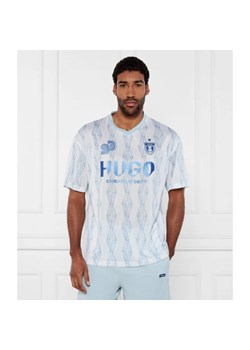 Hugo Blue T-shirt Notbal | Oversize fit ze sklepu Gomez Fashion Store w kategorii T-shirty męskie - zdjęcie 185015855