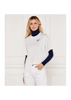 Lacoste T-shirt | Relaxed fit ze sklepu Gomez Fashion Store w kategorii Bluzki damskie - zdjęcie 185015926
