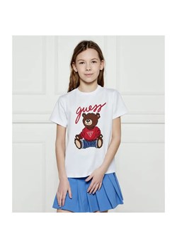 Guess T-shirt | Regular Fit ze sklepu Gomez Fashion Store w kategorii Bluzki dziewczęce - zdjęcie 185016028