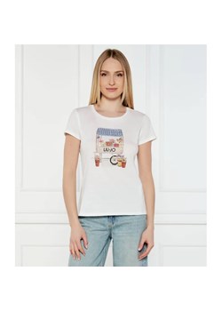 Liu Jo T-shirt | Regular Fit ze sklepu Gomez Fashion Store w kategorii Bluzki damskie - zdjęcie 185016089