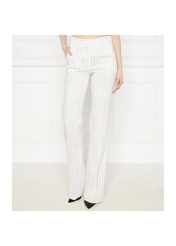 Marella Spodnie ULIVO | flare fit | z dodatkiem lnu ze sklepu Gomez Fashion Store w kategorii Spodnie damskie - zdjęcie 185016148