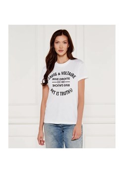 Zadig&Voltaire T-shirt WALK ICO BLASON | Regular Fit ze sklepu Gomez Fashion Store w kategorii Bluzki damskie - zdjęcie 185016168