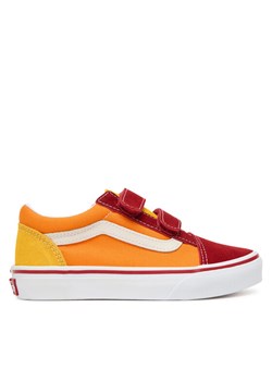 Tenisówki Vans Old Skool V Retro VN000CYABMC1 Pomarańczowy ze sklepu eobuwie.pl w kategorii Trampki dziecięce - zdjęcie 185016405