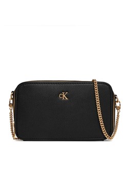 Torebka Calvin Klein Jeans Minimal Mono Camera Bag LV04K1086G Czarny ze sklepu eobuwie.pl w kategorii Kopertówki - zdjęcie 185016415