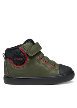 Sneakersy Geox B Gisli B461NC 0MEFU C0450 Khaki ze sklepu eobuwie.pl w kategorii Buty sportowe dziecięce - zdjęcie 185016437