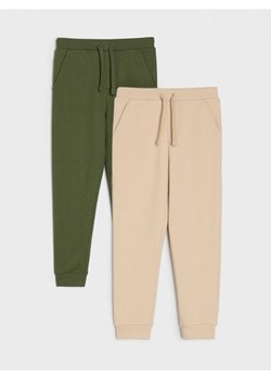 Sinsay - Spodnie w stylu basic 2 pack - beżowy - id: 460DN-08X - marki Sinsay - 185019565 Sinsay - Spodnie w stylu basic 2 pack - beżowy ze sklepu Sinsay w kategorii Spodnie chłopięce - zdjęcie 185019565