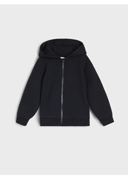 Sinsay - Bawełniana bluza hoodie - czarny - id: 525EM-99X - marki Sinsay - 185019599 Sinsay - Bawełniana bluza hoodie - czarny ze sklepu Sinsay w kategorii Bluzy i swetry - zdjęcie 185019599