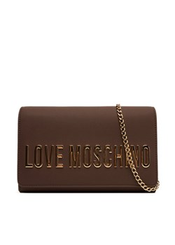 Torebka LOVE MOSCHINO JC4103PP1NKD0301 Brązowy ze sklepu eobuwie.pl w kategorii Kopertówki - zdjęcie 185021115
