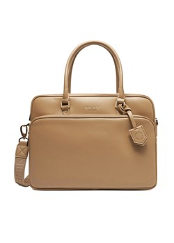 Torba na laptopa Nine West CEO-EMMA-LA482-2847 Beżowy ze sklepu eobuwie.pl w kategorii Torby na laptopa - zdjęcie 185021216