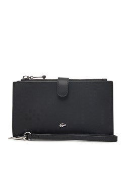 Lacoste Duży Portfel Damski NF4987DZ Czarny ze sklepu MODIVO w kategorii Portfele damskie - zdjęcie 185022385
