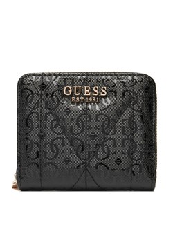 Guess Mały Portfel Damski Aldina Slg SWGG96 63137 Czarny ze sklepu MODIVO w kategorii Portfele damskie - zdjęcie 185022489