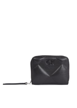 Calvin Klein Duży Portfel Damski Quilt K60K611783 Czarny ze sklepu MODIVO w kategorii Portfele damskie - zdjęcie 185022526