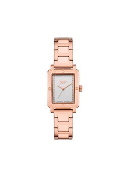DKNY Zegarek City Rivet NY6663 Różowe złocenie ze sklepu MODIVO w kategorii Zegarki - zdjęcie 185022758