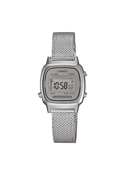 Casio Zegarek Vintage LA670WEM-7EF Srebrny ze sklepu MODIVO w kategorii Zegarki - zdjęcie 185022777