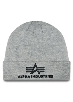 Alpha Industries Czapka 3D Beanie 168910 Szary ze sklepu MODIVO w kategorii Czapki zimowe męskie - zdjęcie 185022825