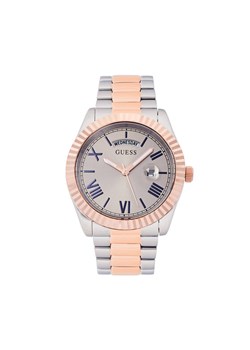Guess Zegarek Connoisseur  GW0265G13 Srebrny ze sklepu MODIVO w kategorii Zegarki - zdjęcie 185023077