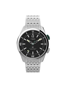Timex Zegarek Waterbury TW2V49700 Srebrny ze sklepu MODIVO w kategorii Zegarki - zdjęcie 185023149