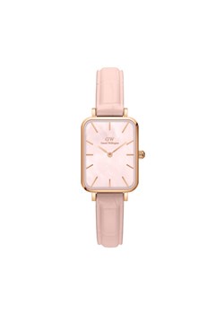 Daniel Wellington Zegarek Quadro Pressed DW00100508 Różowe złoto ze sklepu MODIVO w kategorii Zegarki - zdjęcie 185023327