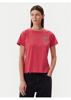 PINKO T-Shirt Nambrone 103320 A2G7 Czerwony Regular Fit ze sklepu MODIVO w kategorii Bluzki damskie - zdjęcie 185023336