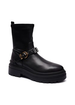 Pinko Skórzane botki na platformie MIA 27 ze sklepu Gomez Fashion Store w kategorii Botki - zdjęcie 185027706
