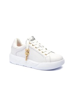 Love Moschino Skórzane sneakersy ze sklepu Gomez Fashion Store w kategorii Buty sportowe damskie - zdjęcie 185027776