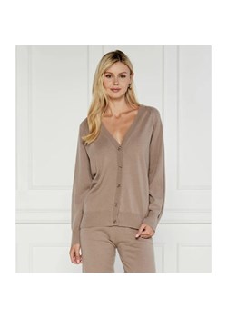 MM Wełniany kardigan TURTLEDOVE | Regular Fit | z dodatkiem kaszmiru ze sklepu Gomez Fashion Store w kategorii Swetry damskie - zdjęcie 185027948