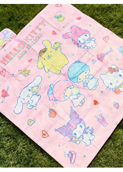 Reserved - Koc piknikowy Hello Kitty and Friends - różowy ze sklepu Reserved w kategorii Kocyki dziecięce - zdjęcie 185029099