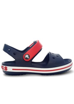 Sandały Crocs Crocband Sandal 12856-485 - granatowo-czerwone ze sklepu streetstyle24.pl w kategorii Sandały dziecięce - zdjęcie 185029666