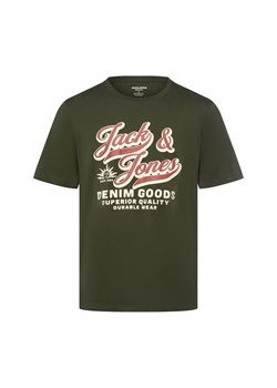 Jack & Jones Koszulka męska - JJELogo Mężczyźni Bawełna khaki nadruk ze sklepu vangraaf w kategorii T-shirty męskie - zdjęcie 185033435