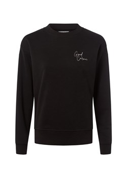 Marie Lund Bluza damska Kobiety Materiał dresowy czarny jednolity ze sklepu vangraaf w kategorii Bluzy damskie - zdjęcie 185033447