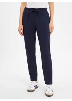 Marie Lund Damskie spodnie dresowe Kobiety granatowy jednolity ze sklepu vangraaf w kategorii Spodnie damskie - zdjęcie 185033458