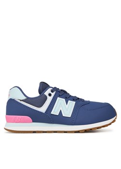 Sneakersy New Balance GC574NJ Granatowy ze sklepu eobuwie.pl w kategorii Buty sportowe dziecięce - zdjęcie 185033938
