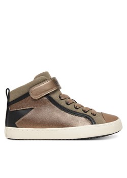 Sneakersy Geox J Kalispera J944GM 0NFGN C0533 S Brązowy ze sklepu eobuwie.pl w kategorii Buty sportowe dziecięce - zdjęcie 185033946