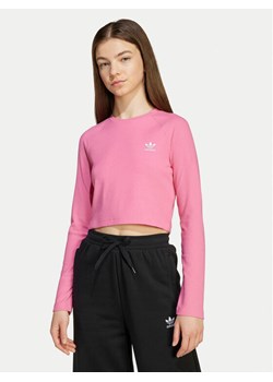 adidas Bluzka JW2598 Różowy Slim Fit ze sklepu MODIVO w kategorii Bluzki dziewczęce - zdjęcie 185034569