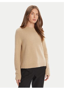 BOSS Sweter Febisan 50478315 Beżowy Regular Fit ze sklepu MODIVO w kategorii Swetry damskie - zdjęcie 185034789