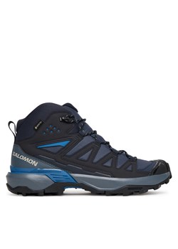 Salomon Trekkingi X Ultra 360 Mid Gore-Tex L47864800 Granatowy ze sklepu MODIVO w kategorii Buty trekkingowe męskie - zdjęcie 185034878