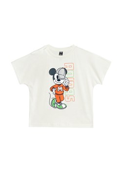 adidas T-Shirt Disney Mickey Mouse JL9169 Biały Loose Fit ze sklepu MODIVO w kategorii Kaftaniki i bluzki - zdjęcie 185034887