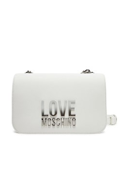LOVE MOSCHINO Torebka JC4254PP0MKD0100 Biały ze sklepu MODIVO w kategorii Kopertówki - zdjęcie 185034899