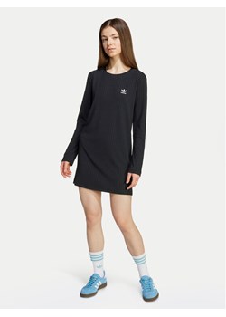 adidas Sukienka codzienna JX2849 Czarny Slim Fit ze sklepu MODIVO w kategorii Sukienki dziewczęce - zdjęcie 185034905