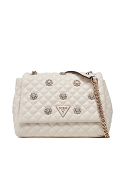 Guess Torebka Everlee HWEG86 79210 Écru ze sklepu MODIVO w kategorii Kopertówki - zdjęcie 185034908