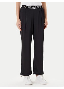 Liu Jo Sport Spodnie materiałowe TF5192 T004A Czarny Regular Fit ze sklepu MODIVO w kategorii Spodnie damskie - zdjęcie 185034965