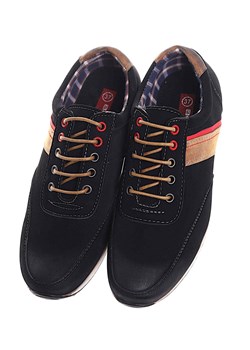 Wiązane czarne buty chłopięce /C3-3 18023 T383/ ze sklepu Pantofelek24.pl w kategorii Półbuty damskie - zdjęcie 185038039