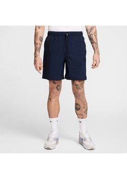 Męskie spodenki z tkaniny Nike Tech - Niebieski ze sklepu Nike poland w kategorii Spodenki męskie - zdjęcie 185038176
